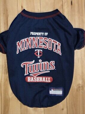 NEW MLB Genuine Merchandise Minnesota Twins Baseball Dog Jersey (Medium)